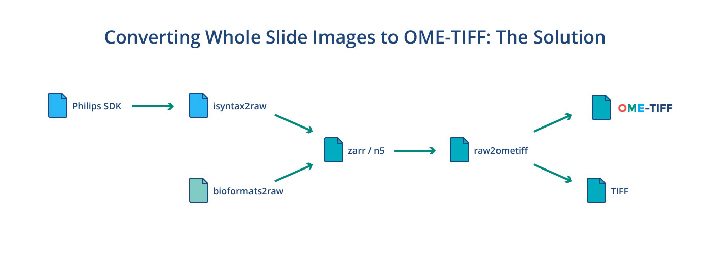 Glencoe’s Bio-Formats solution to convering whole slide images to OME-TIFF